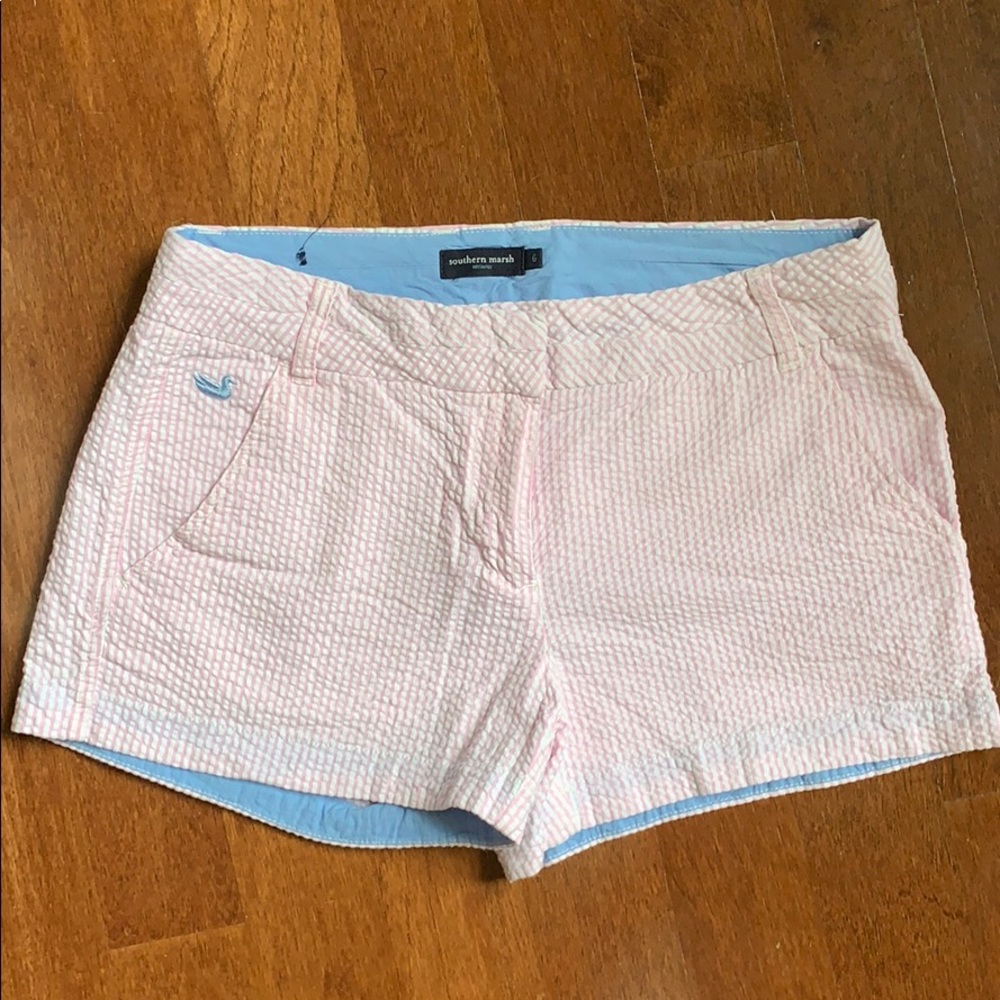 Southern Marsh Seersucker Shorts